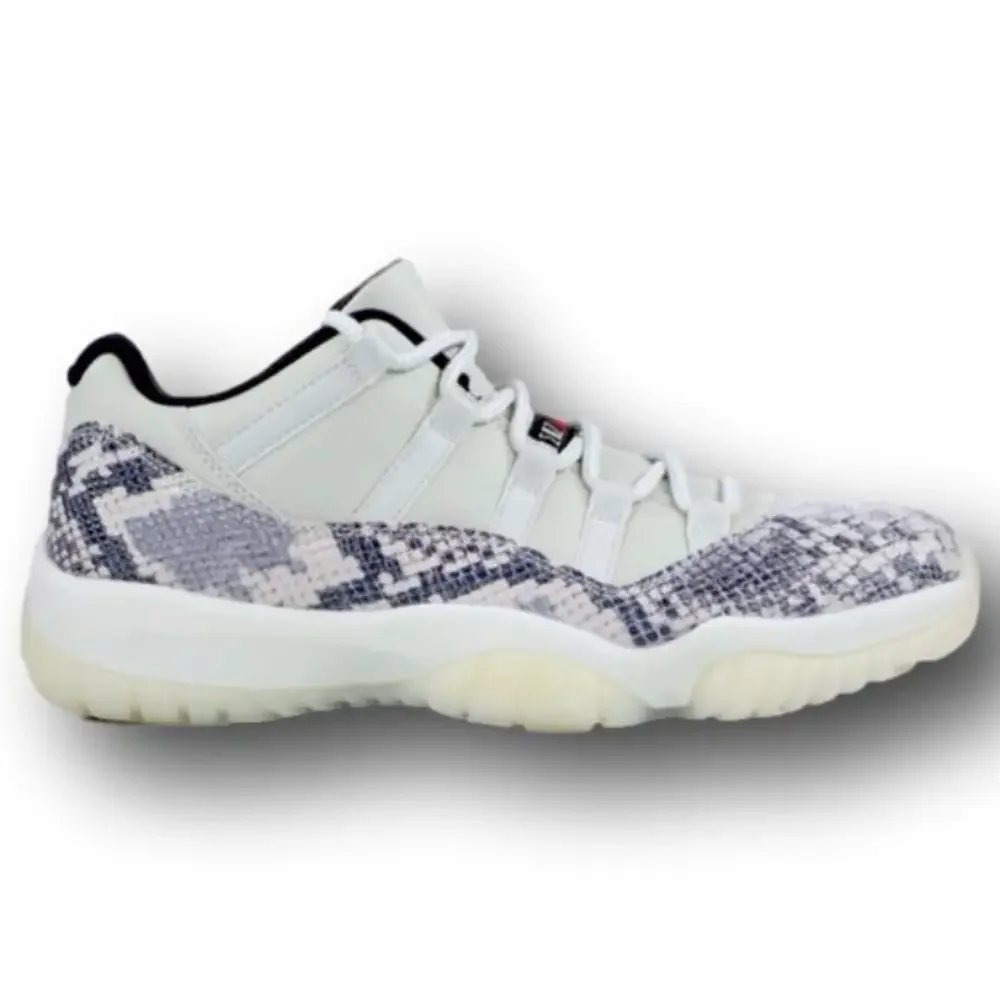 NEW Air Jordan 11 Low, Light Bone Snakeskin, M 7.5 / W 9